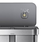 Simplehuman Dual-compartment Trash Can Gray 58l Kitchen Step Bin