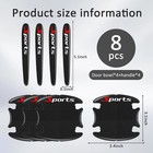 Car Door Handle Protector  8 Pcs Door Protectors For Vehicles  Black  Door