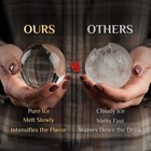 Clear Ice Cube Maker  2 5 Stainless Steel Ice Ball Maker Mold For Whiskey  Co   