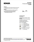Kohler Parallel   Pivoting Toilet Paper Holder K-23528-cp