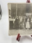 Antique Black And White Photo Of A Group Of Workers Men   Women