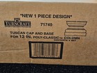 Turncraft 71740 Tuscan Cap And Base For Round Poly-classic Column For 12 Inch