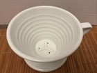 Kalita Hasami  185 Pour Over Coffee Maker White Made In Japan 3 Holes 4 5    Wide