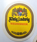 Konig Ludwig Weissbier Lot Of 10  Beer Coasters 4 1 4   X  3 1 2 