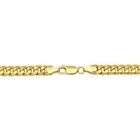 10k Yellow Gold 4 5mm Miami Cuban Link Chain Necklace Men Women Size 20  Hollow