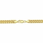 10k Yellow Gold 4 5mm Miami Cuban Link Chain Necklace Men Women Size 24  Hollow