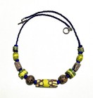 Venetian Millefiori African Trade Bead Necklace 
