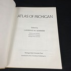 Atlas Of Michigan Lawrence M  Sommers Third Printing 1978 Illustrated Maps