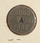 Transit Token - Pittsburgh Railways Co 1922  Good For One Fare  Star Punch T7668