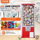 25 h Red Gumball Machine Coin Bank Vintage Dispenser   Vending Toy