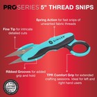 00564 Proseries Thread Snips  5-inch  5 