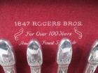    1847 Rogers Bros  First Love Flatware   Serving Set 77 Pieces W  Wooden Case
