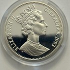 1993 Gibraltar 1 Oz  925 Silver Jemima Puddle-duck Proof Coin W  Box   Coa