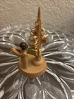 Vintage Erzibirge Hand Carved Folk Art Wood Figure Tree And Angel