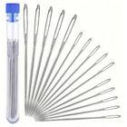 15pcs Large Eye Sewing Needles Household Hand Sewing Needles Cross Stitch Needle