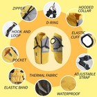 Small Winter Dog Coat With Harness Medium Waterproof Puffer Jacket Snowsuit R   