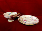 Mismatched Teacups   Saucers Floral Vintage  set Of 4 Each 