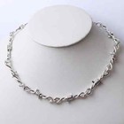 Fashion Jewelry Unisex Barbed Wire Style Punk Choker Necklace Gold Silver 97-2