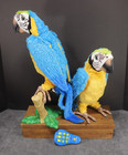 2 Furreal Squawkers Macaw Parrots Interactive Animatronic Hasbro 06 Perch Remote