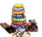 Tibetan Healing Yoga Set Of 7 - Chakra Balance Tingsha And Beaten Bowl - Therapy