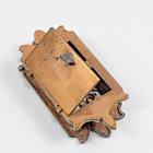 Antique Speakeasy Art Deco Peephole Door Knocker Viewer Copper Solid Brass Vtg