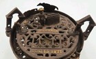 Antique Cast Iron Race Horse Mechanical Bank Patented Aug 15 1871 Coin Bank