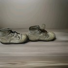 Vintage Goodyear Welt Baby Shoes White Leather Montana Barn Find D26