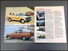 1982 Jeep J-10 J10 Pickup Truck Sales Brochure Folder - Honcho Laredo
