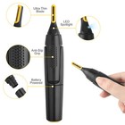 Men s Electric Hair Trimmer Ear Beard Face Nose Eyebrow Mustache  Shaver Clipper