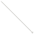 925 Sterling Silver Polished 9 Inch 1 8mm Rope Chain Anklet Solid