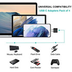 Usb C To Usb Adapter 4 Pack  Usb Female To Usb C Male Otg Adapter  Usb C 