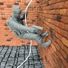 World War 2 British Commando Rappelling Raid 3d Toy Soldier 1 32 Ww2 Figure