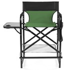 26 tall Directors Chair With Footrest 4portable Bar Height Folding Camping Chair