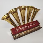 Vtg M Hohner Trumpet Call Harmonica No 22 Brass Horns Box Book Untested Germany