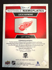 2024-25 Ud The Cup Lucas Raymond Notable Nameplates  a  Game Used Patch  1 7