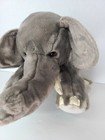 Toys R Us Gray Elephant Plush Vintage 2000 Animal Alley Stuffed L-14   h-8 