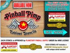 Bally Xenon Pinball Cabinet Stencils          Pinball Pimp Premium        