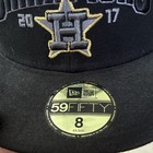 New Era 59fifty Houston Astros 2017 World Series Champs Fitted Hat Black 8