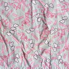 Vintage Pink Panther Medical Scrubs Top Hospital Shirt Uniform Unit Secretary