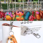 100pcs Swivel Snap Hooks With Key Rings For Keychains And Crafts