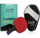 4 New Super Skunked Carbon Balance Ping Pong  Table Tennis Paddle 4 0 Star  Ittf