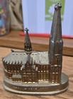 Dom Zu Koln Cologne Cathedral Figurine Vintage Metal Art Souvenir 4    High X 3 5   