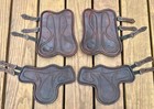 Antares Leather Open Front   Ankle Boots  set Of 4  - Size  2