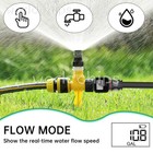Water Flow Meter 3 4  Digital Lcd Water Flow For Garden Watering Irrigation Hose