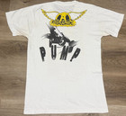 Vintage 80s Aerosmith Young Lust Parking Lot Pump Tour T Shirt Large Rare
