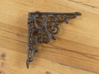 6 Antique Style Shelf Brace Wall Bracket Cast Iron Brackets Corbels Victorian 