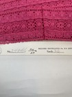 Vintage Ribbon Lace Pink Trim Fuchsia Crochet Embroidered Bolt 10 Yd Lot Usa 