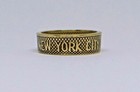 New York City Subway Vintage Transit Token Coin Ring Size 4-14 Nyc Pride