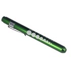 Green Reusable Nurse Aluminum Penlight Pocket Medical Led With Pupil Gauge