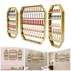 Wall Mounted Octagonal Storage Rack 200 Bottle Nail Polish Organizer Holder